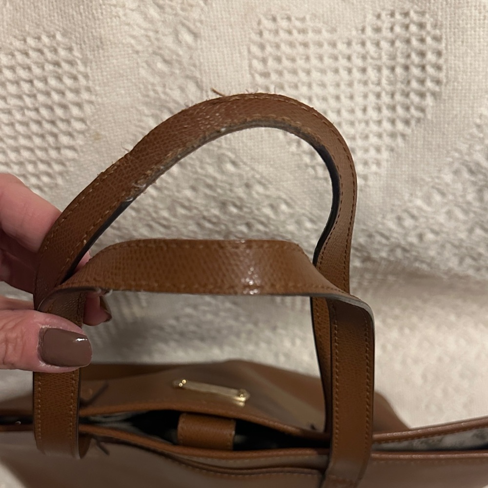Michael Kors Tan Leather Tote - Picture 8 of 9